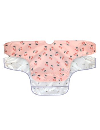 Lot de 2 bavoirs manches...