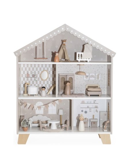 Maison de poupée en bois - Nougat - Label Label