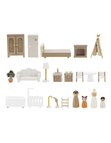 Maison de poupée en bois - Nougat - Label Label