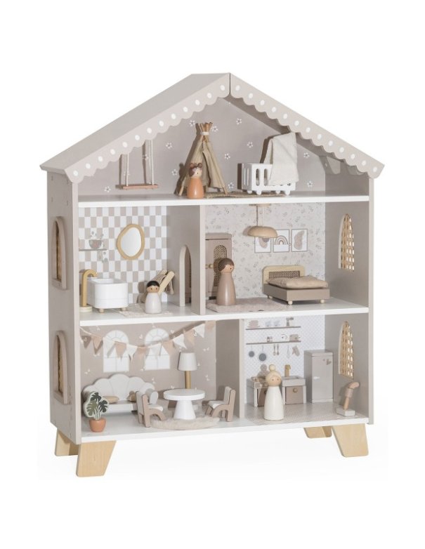 Maison de poupée en bois - Nougat - Label Label