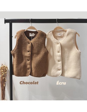 Gilet moumoute sans manche...