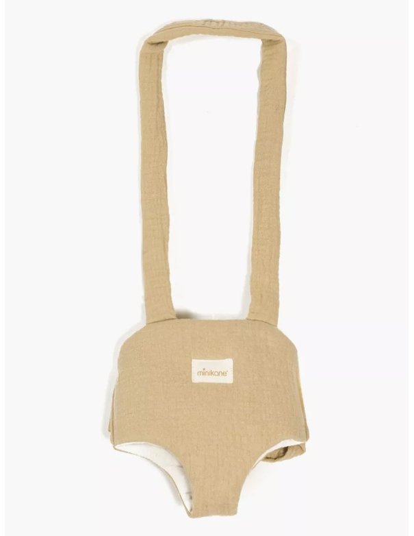 Porte poupée en gaze de coton latte - Minikane