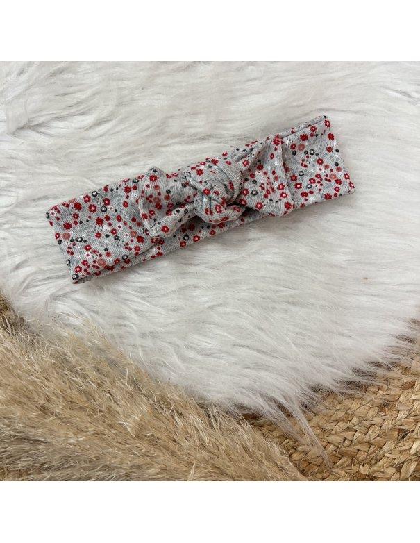 Bandeau coton garden flower gris Bandeau coton garden flower gris