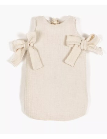 Turbulette poupée à noeuds en gaze de coton Mastic - Minikane