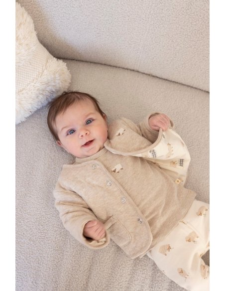 Veste matelassé réversible- Sleepy sheepy - Feetje