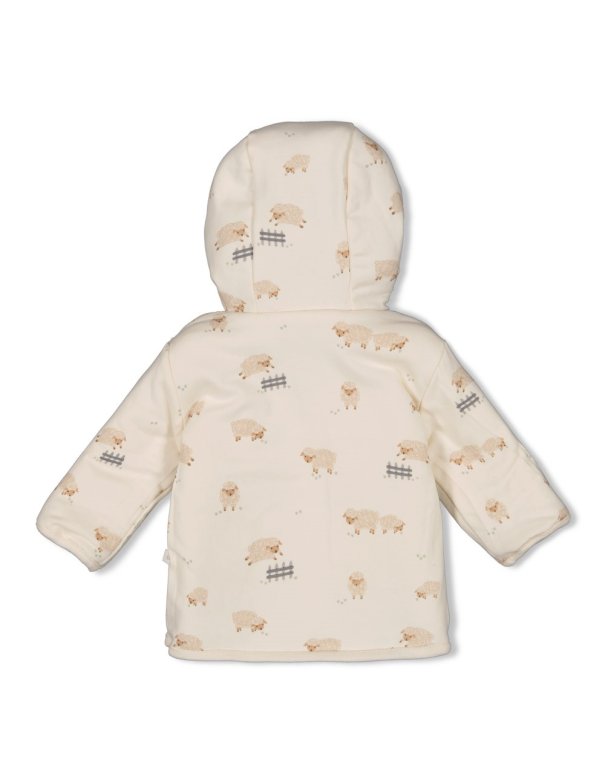 Veste réversible en peluche avec... Veste réversible en peluche avec...