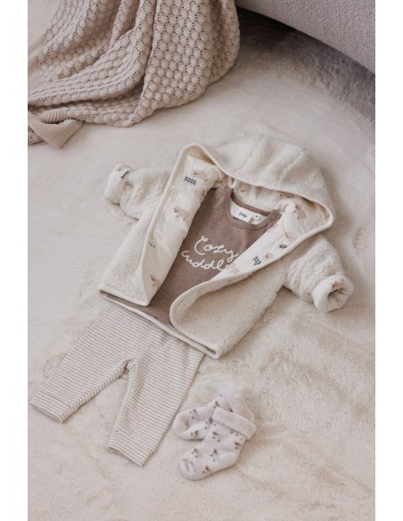 Veste réversible en peluche avec capuche - Sleepy Sheepy