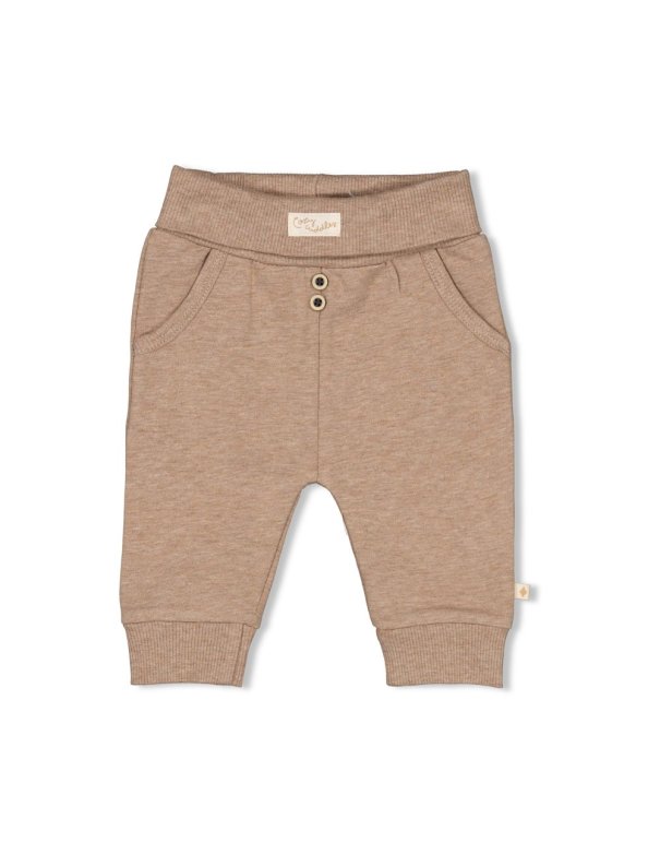 Pantalon marron chiné - Sleepy sheepy - Feetje