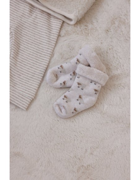 Pantalon côtelé à rayures - Sleepy sheepy - Feetje