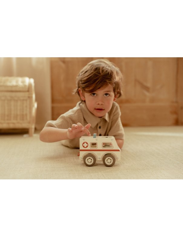 Ambulance en bois - Little Dutch Ambulance en bois - Little Dutch
