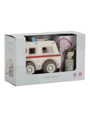 Ambulance en bois - Little Dutch 2
