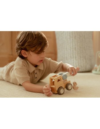 Camion grue en bois - Little Dutch 2