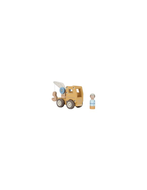 Camion grue en bois - Little Dutch
