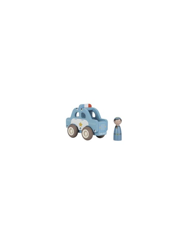Voiture de police en bois - Little Dutch