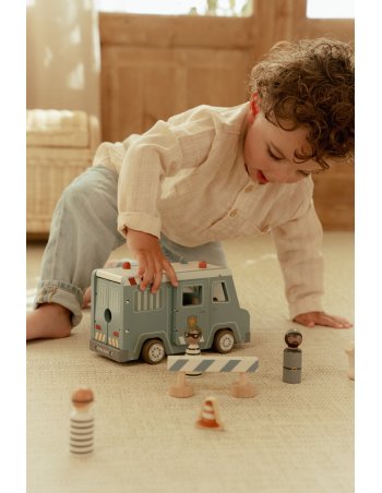 Fourgon de police en bois - Little Dutch 2