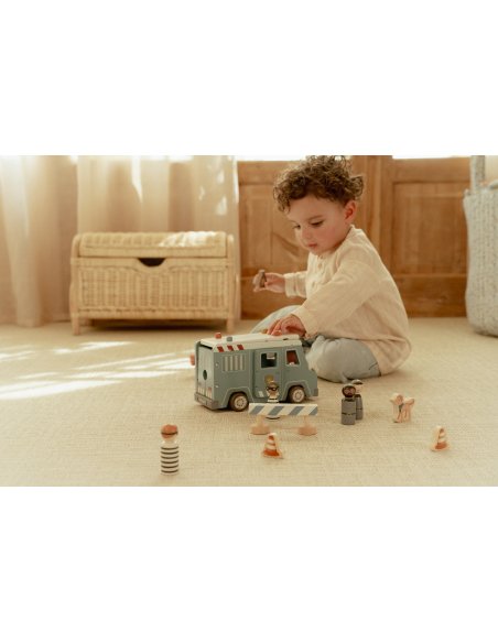 Fourgon de police en bois - Little Dutch