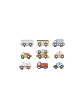 Ensemble de véhicules en bois - Little Dutch