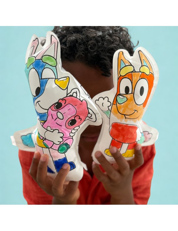 Coloriages gonflables – Bluey & Bingo...