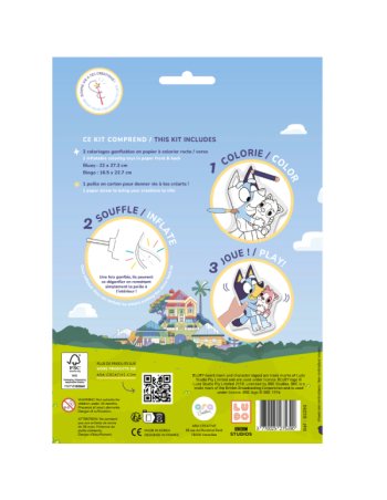 Coloriages gonflables – Bluey & Bingo à colorier - Ara Creative 2