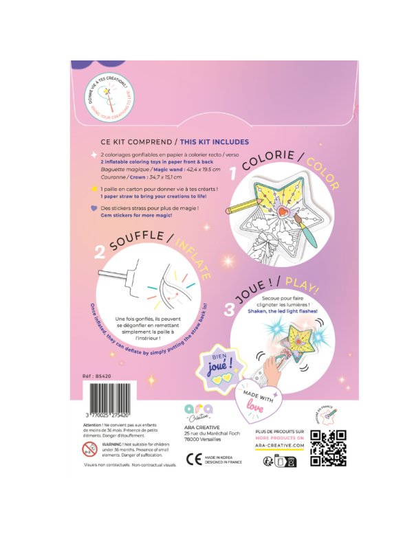 Coloriages Gonflables – 1 baguette...