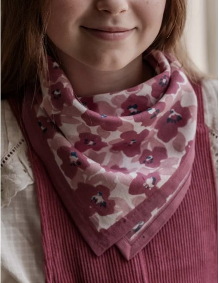 Petit foulard Posy Dahlia - Bindi atelier