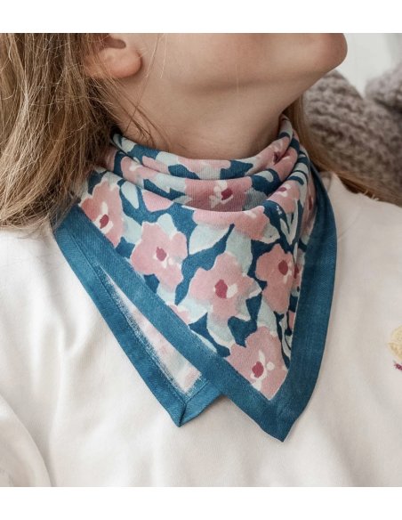Petit foulard indien Posy Opale - Bindi atelier