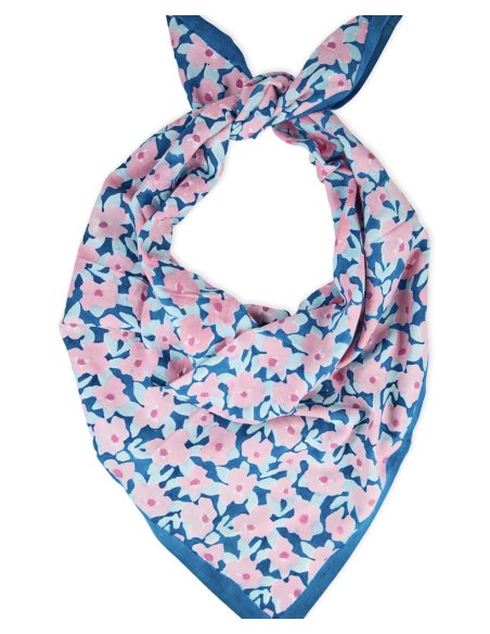 Grand foulard indien Posy Opale - Bindi atelier