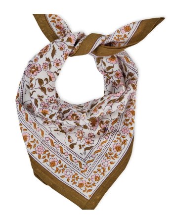 Petit foulard indien Edel Ambre - Bindi atelier 2