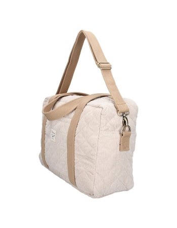 Sac à langer (avec matelas à langer) – Velours côtelé écru - 2