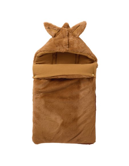 Nid d’ange 0-6M fausse fourrure havane - BB&Co