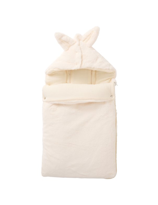 Nid d’ange 0-6M fausse fourrure écru - BB&Co