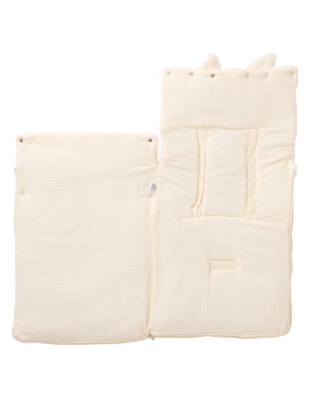 Nid d’ange 0-6M fausse fourrure écru - BB&Co