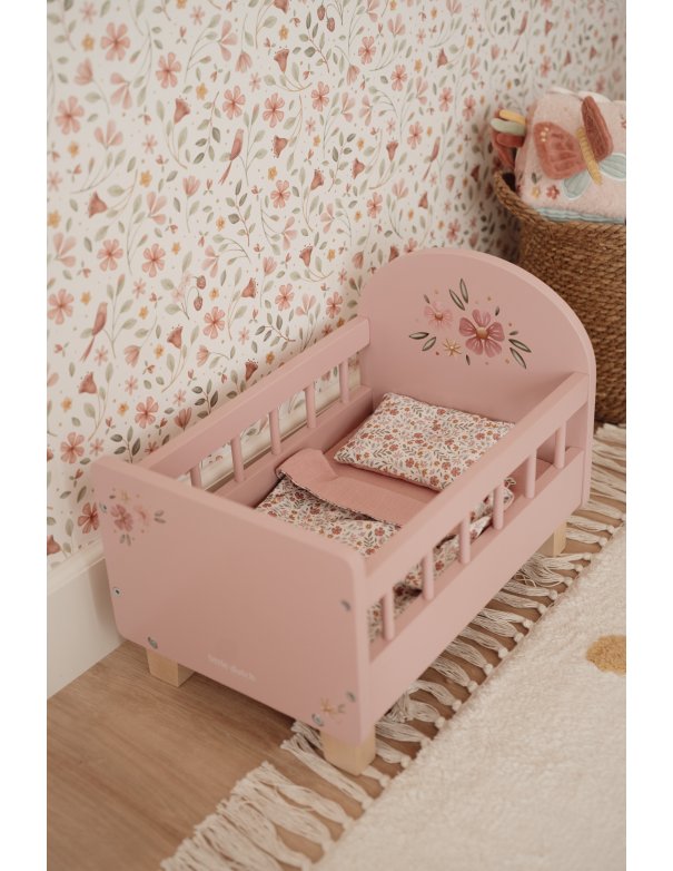 Lit en bois pour poupée - Little Dutch