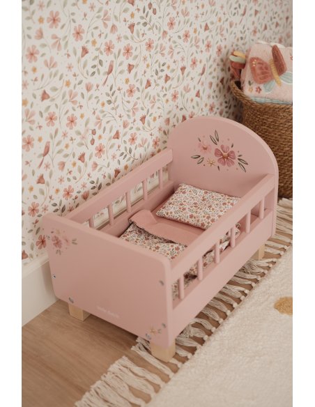 Lit en bois pour poupée - Little Dutch