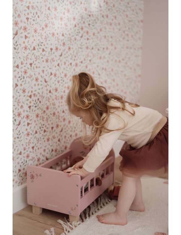 Lit en bois pour poupée - Little Dutch