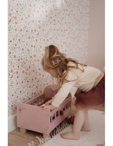 Lit en bois pour poupée - Little Dutch