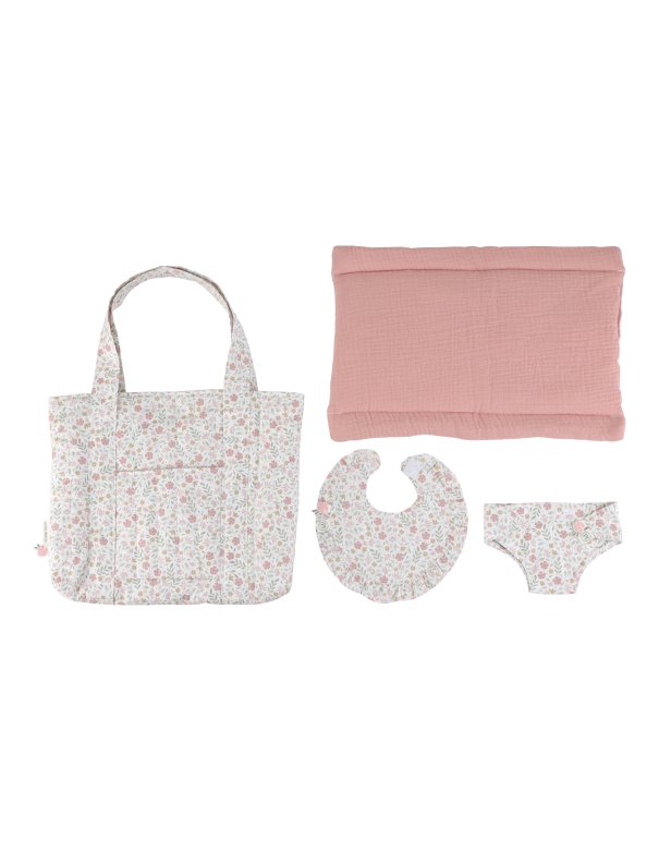 Sac à langer et accessoires pour poupée - Little Dutch