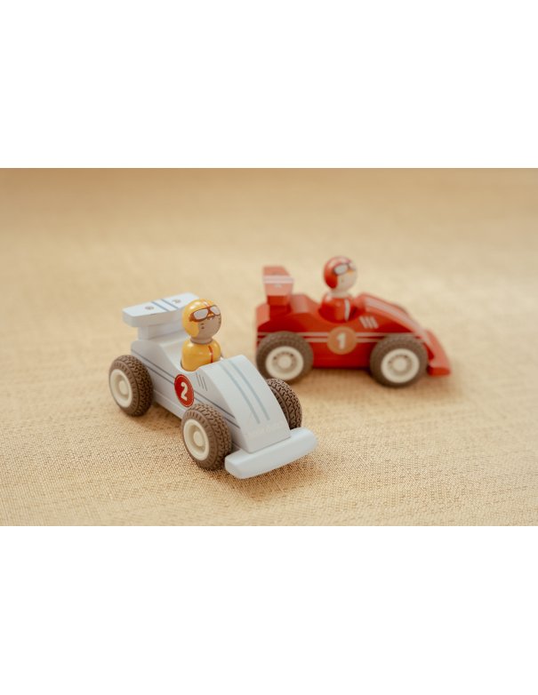 Voitures de course en bois - Little Dutch