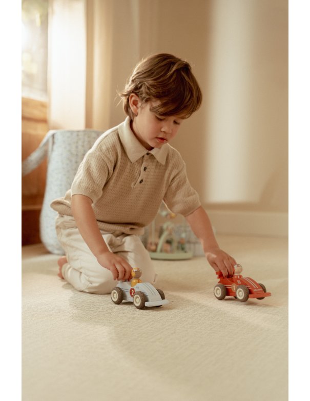 Voitures de course en bois - Little Dutch