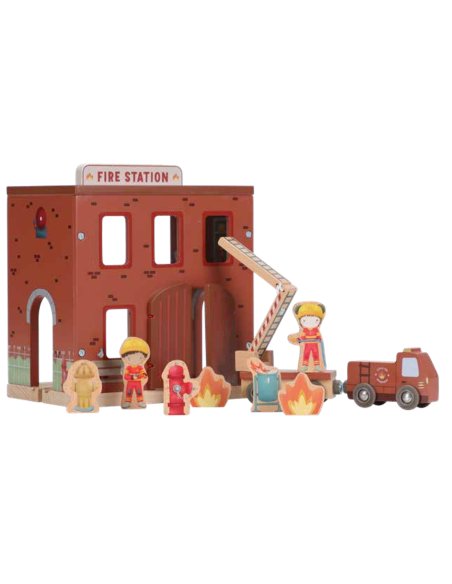 Caserne de pompiers en bois - Little Dutch