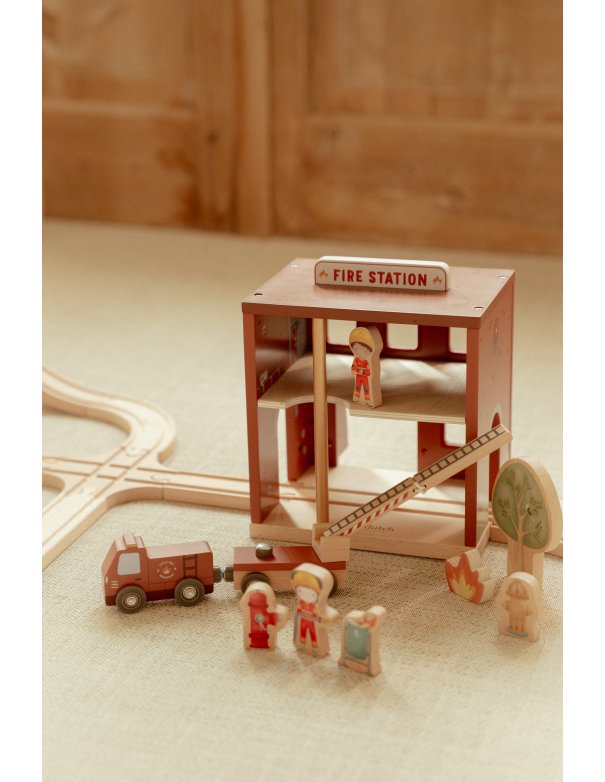 Caserne de pompiers en bois - Little Dutch