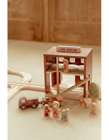 Caserne de pompiers en bois - Little Dutch