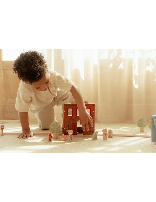 Caserne de pompiers en bois - Little Dutch