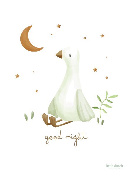 Poster A3 - Little Goose - Newborn - Little Dutch