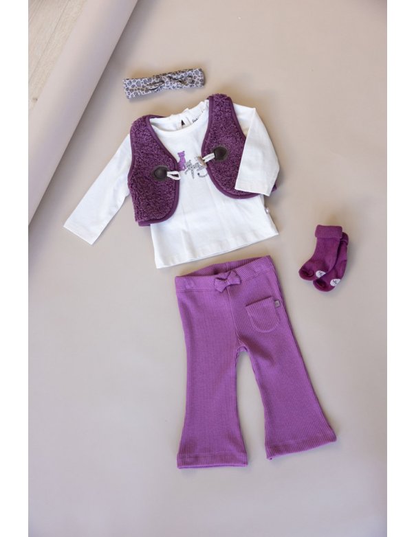 Tshirt longue manche bébé imprimé panthère - Better Together