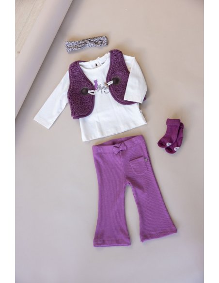 Tshirt longue manche bébé imprimé panthère - Better Together