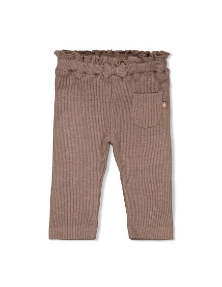 Legging bébé côtelé coton - chocolat - Better Together