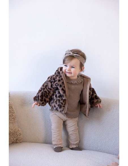 Veste à capuche teddy panthère - Better together