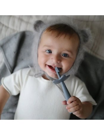 Brosse à dent étoile - bleu - Mushie 2