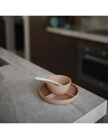 Lot de 2 cuillères en silicone - ivoire - Mushie 2